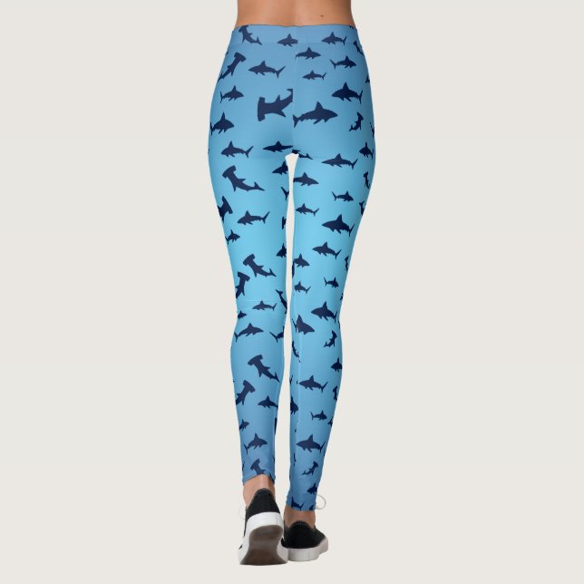 Haie und mehr Haie Leggings (Rückseite)
