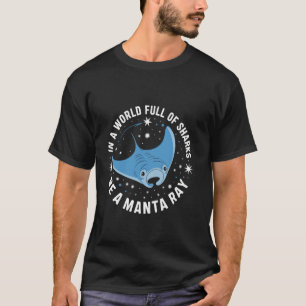 Haie Welt Meer Ozean Stachelrochen Tier Mann T-Shirt