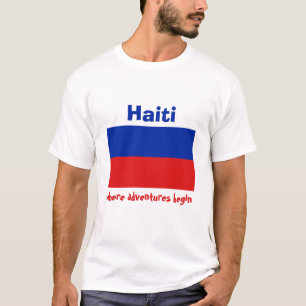 Haifahne + Karte + Text-T - Shirt
