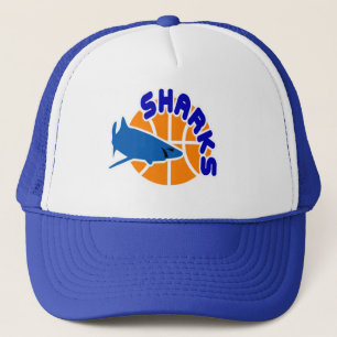 Haifisch-Basketball-Kappe Truckerkappe