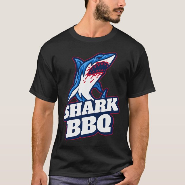 Haifisch-BBQ-Sauce T-Shirt (Vorderseite)