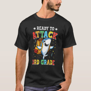 Haifisch bereit, den 3. T-Shirt