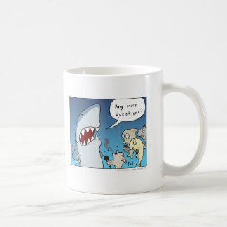 Haifisch-Cartoon-Kaffee-Tasse Tasse