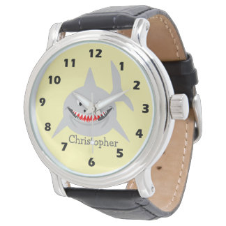 Haifisch-Design Armbanduhr