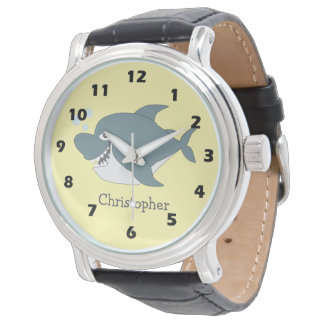Haifisch-Design Armbanduhr