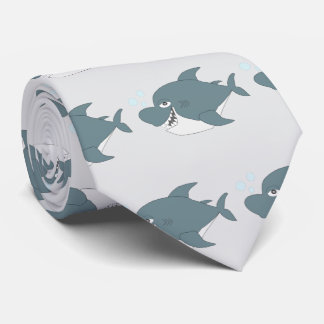 Haifisch-Design Krawatte