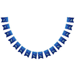 Haifisch-Fahnen-Flaggen Wimpelkette