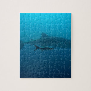 Haifisch-Fisch-Ozean-Wasser-tropische Puzzle