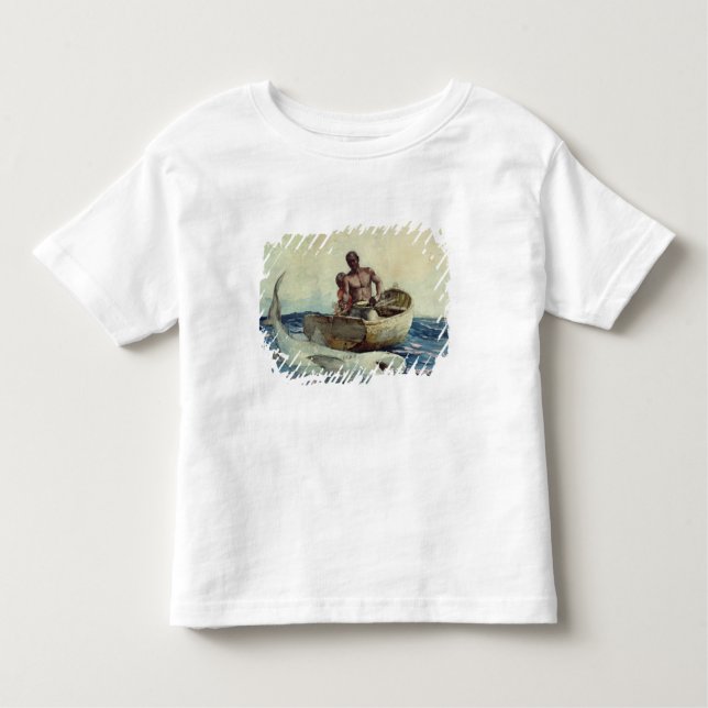 Haifisch-Fischen, 1885 Kleinkind T-shirt (Vorderseite)