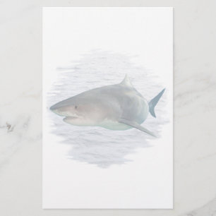 Haifisch im Wasserbriefpapier Briefpapier