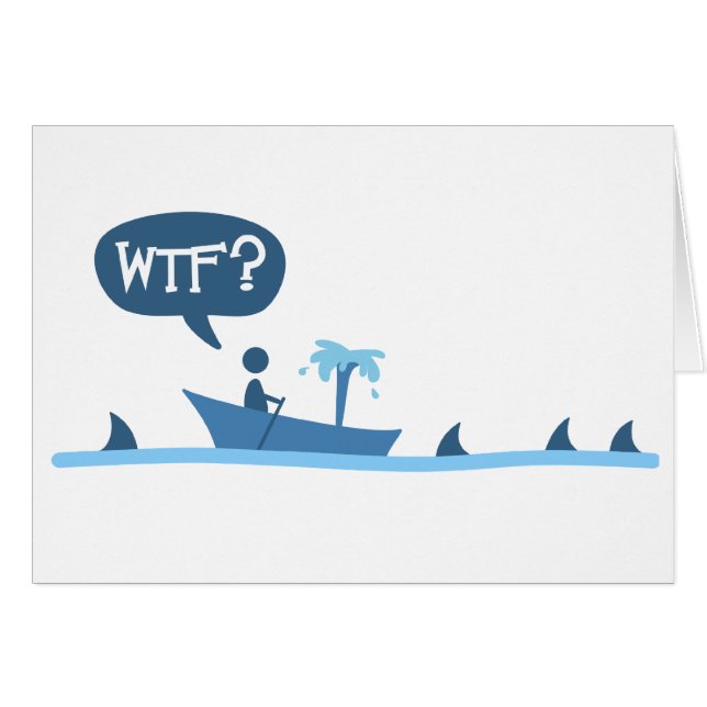 Haifisch-Karte (Vorderseite (Horizontal))