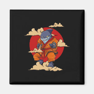 Haifisch Kung Fu Karate Martial Arts Kickboxen Jiu Magnet