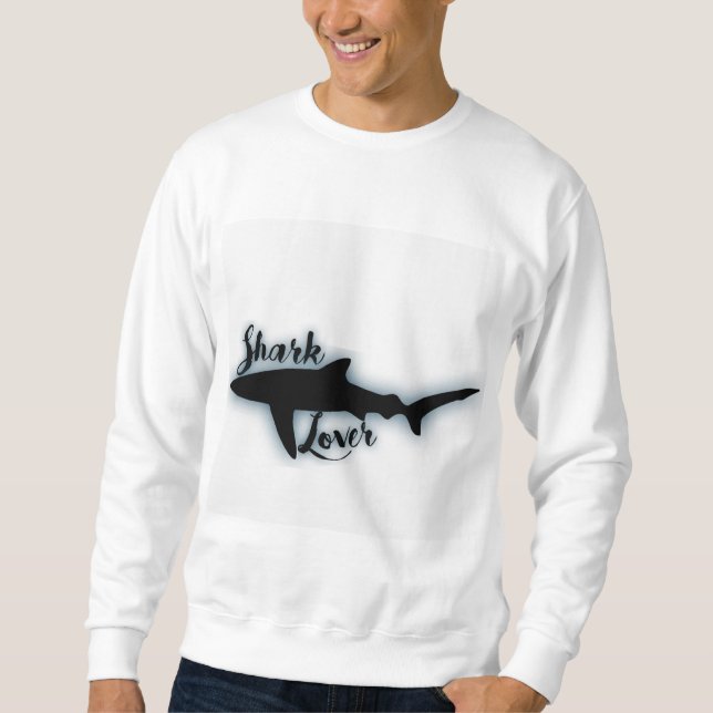 Haifisch-Liebhaber-Shirt Sweatshirt (Vorderseite)