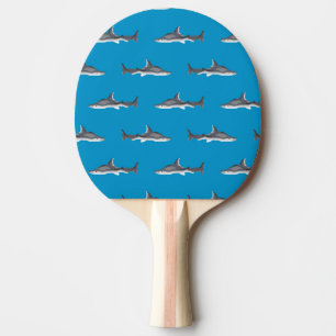 Haifisch-Muster Tischtennis Schläger