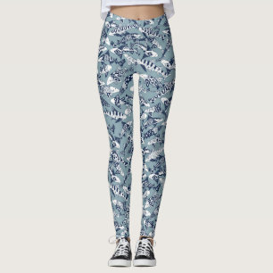 Haifisch-Partyblau Leggings