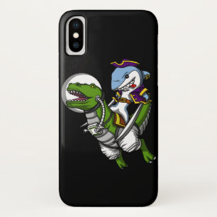 Haifisch-Piraten-Astronauten-Reitraum T-Rex Case-Mate iPhone Hülle