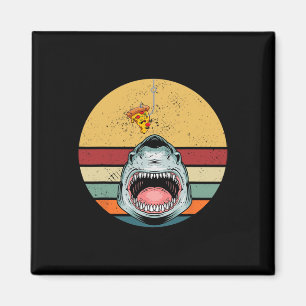 Haifisch Pizza Retro Vintage Pizzeria Pizzaiolo Magnet