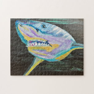 Haifisch-Puzzlespiel Puzzle