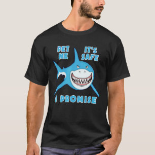 Haifisch-Raubtier-Haustier-Sicheres-Ozean-Weißfisc T-Shirt