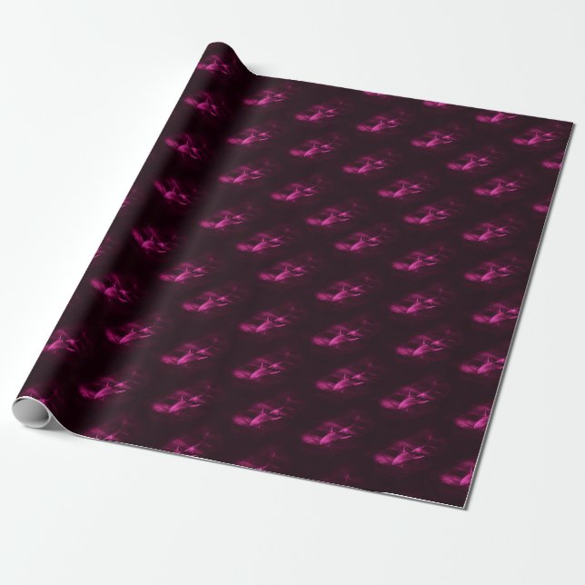 Haifisch Rosa Geschenkpapier (Ungerollt)
