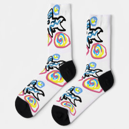 Haifisch Sommer Socken