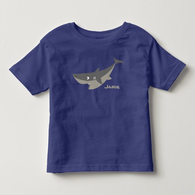 Haifisch-Spaß Kleinkind T-shirt (Vorderseite)