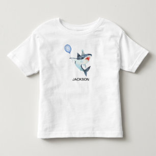 Haifisch T-Shirt - editierbare Zahl - Geburtstags-