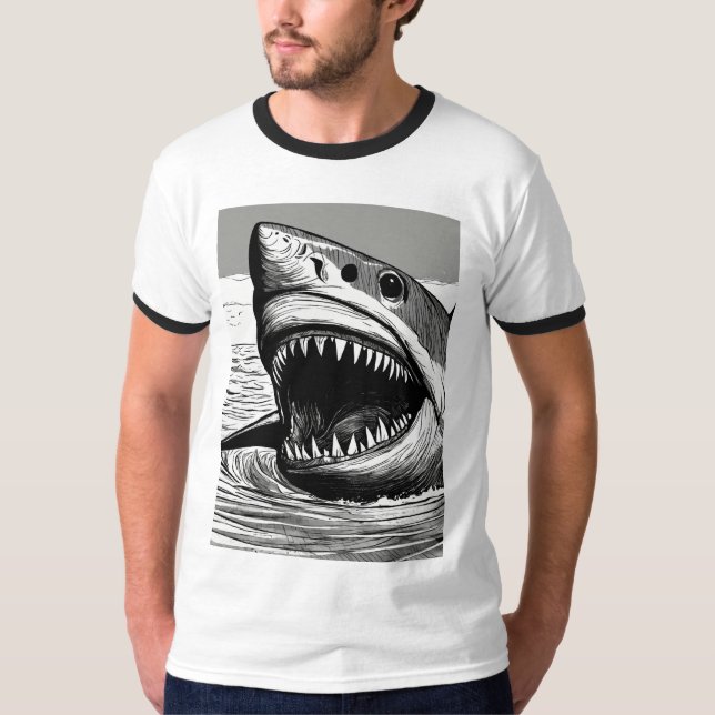Haifisch-T-Shirt T-Shirt (Vorderseite)