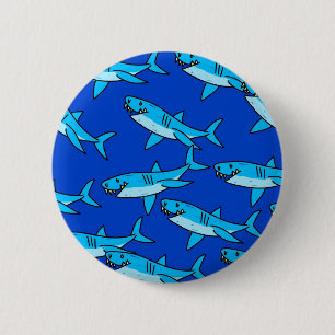 Haifisch-Tapete Button