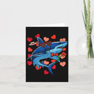 Haifisch Valentinstag Valentin Kinder Kleinkind Ju Karte