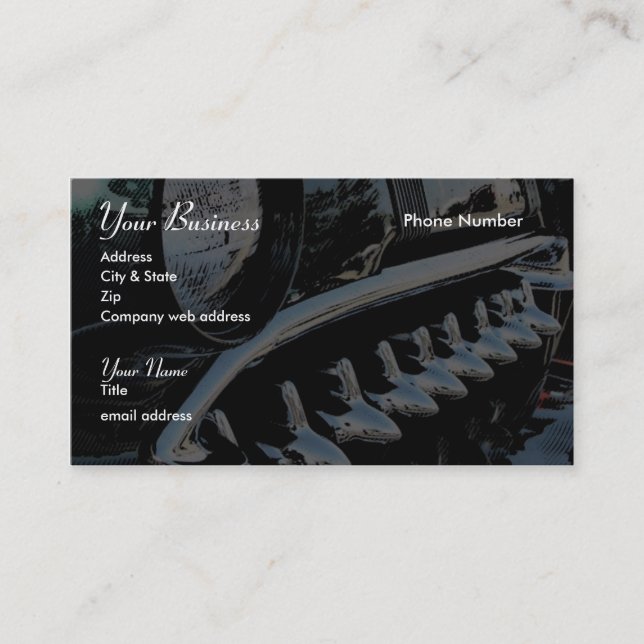 Haifisch-Zähne Visitenkarte