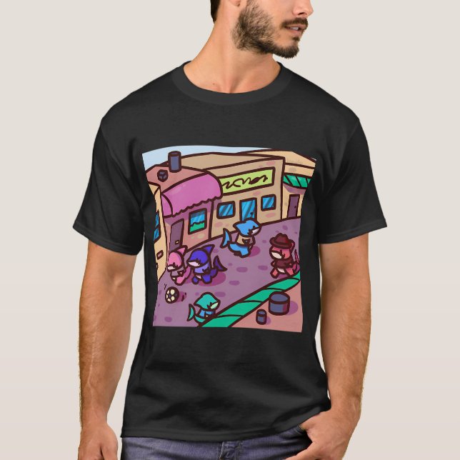 Haifischdorf T-Shirt (Vorderseite)