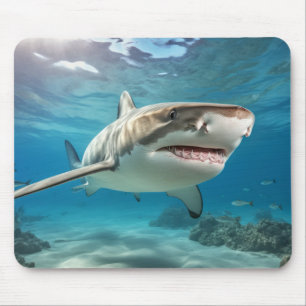 Haifische Blauer Ozean Tiefsee Mousepad