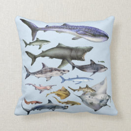 Haifische der Welt Kissen