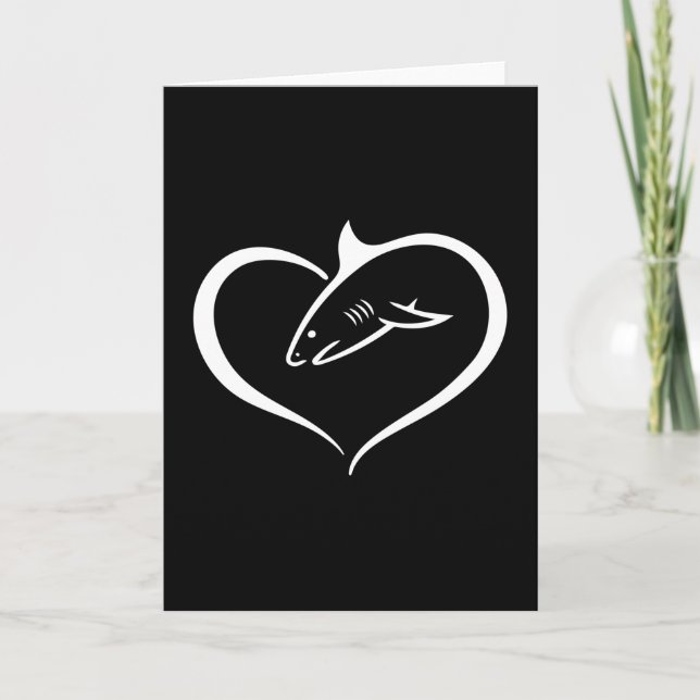 Haifische Fischen Fischen Meer Funny Gift Idee Karte (Vorderseite)