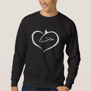 Haifische Fischen Fischen Meer Funny Gift Idee Sweatshirt