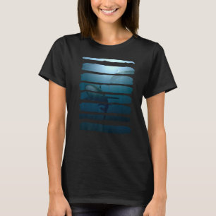 Haifische Unterwassersee Natur Tier Freizeitbeschä T-Shirt