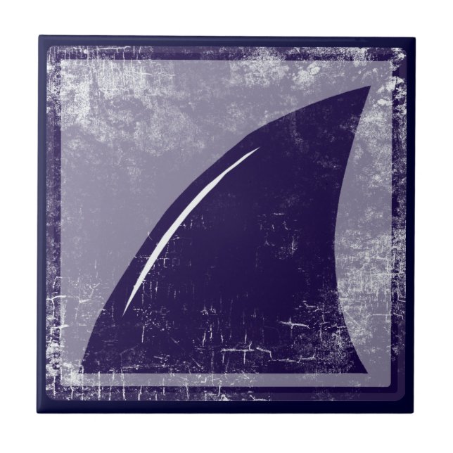 Haifischflossen Fliese (Vorderseite)