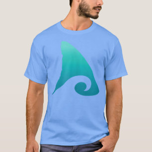 Haifischflossen-Ozeanwelle T-Shirt