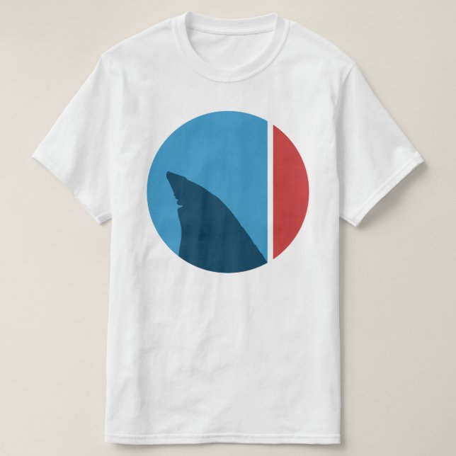 Haifischflossenkreis T-Shirt (Design vorne)
