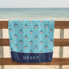 Haifischköder Personalisiert Strandtuch