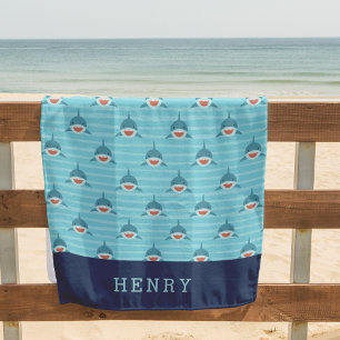 Haifischköder Personalisiert Strandtuch