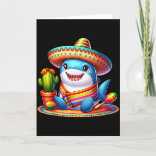 Haifischliebhaber cinco de mayo Sombrero Maracas M Karte