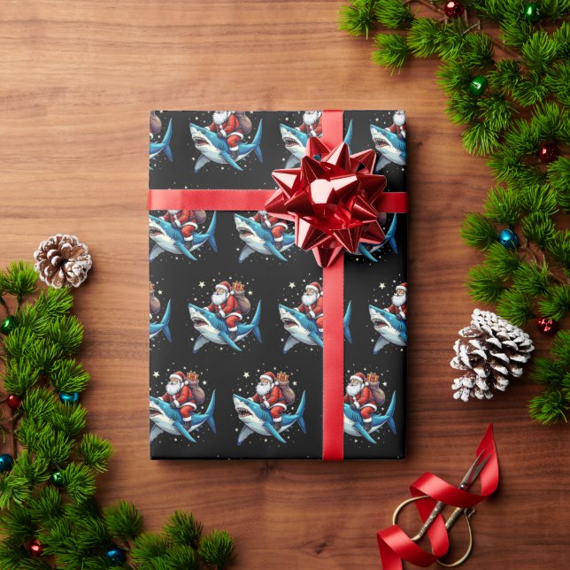 Haifischwrapping Paper Geschenkpapier (Feiertagsgeschenk)