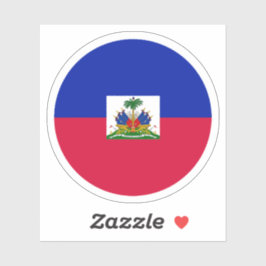 Haiflag Flag Round Sticker