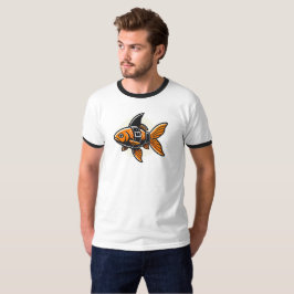 Haiflossen-Goldfisch-T-Shirt von Vin Zzep T-Shirt