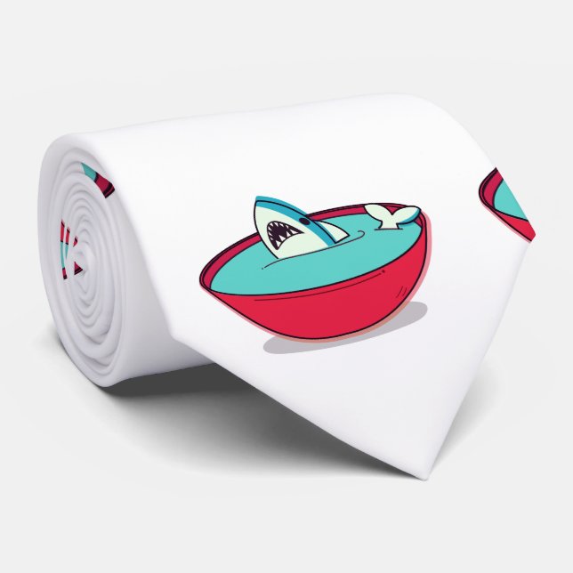 Haiflossensuppe Krawatte (Gerollt)