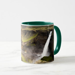 Haifoss Waterfall   Sommer in Island Tasse