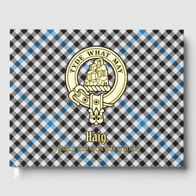 Haig Family Reunion Guest Book Gästebuch (Vorderseite)