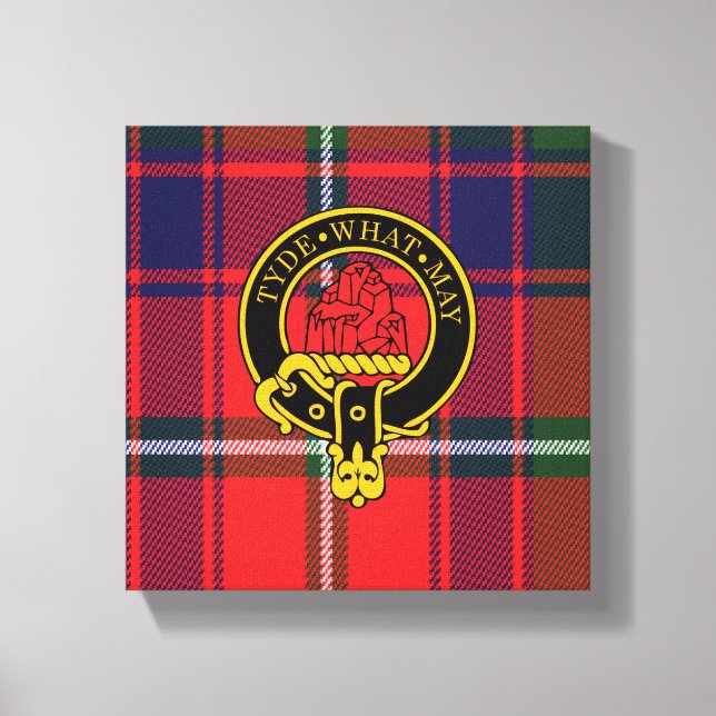 Haig Scottish Wappen und Tartan Canvas print Leinwanddruck (Vorderseite)
